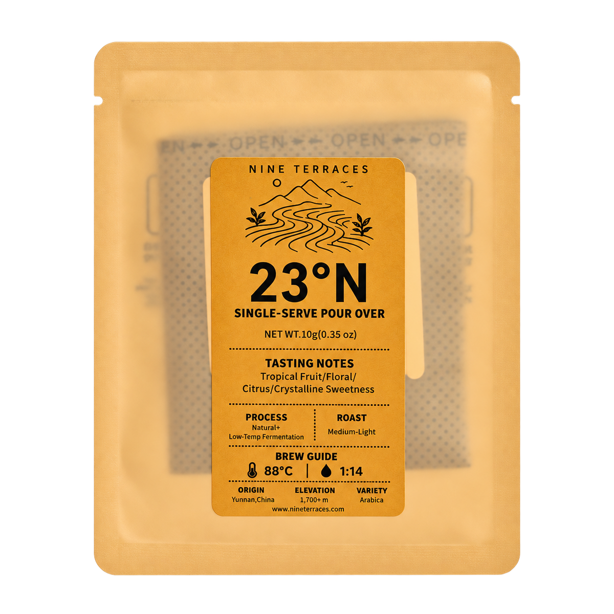 23°N